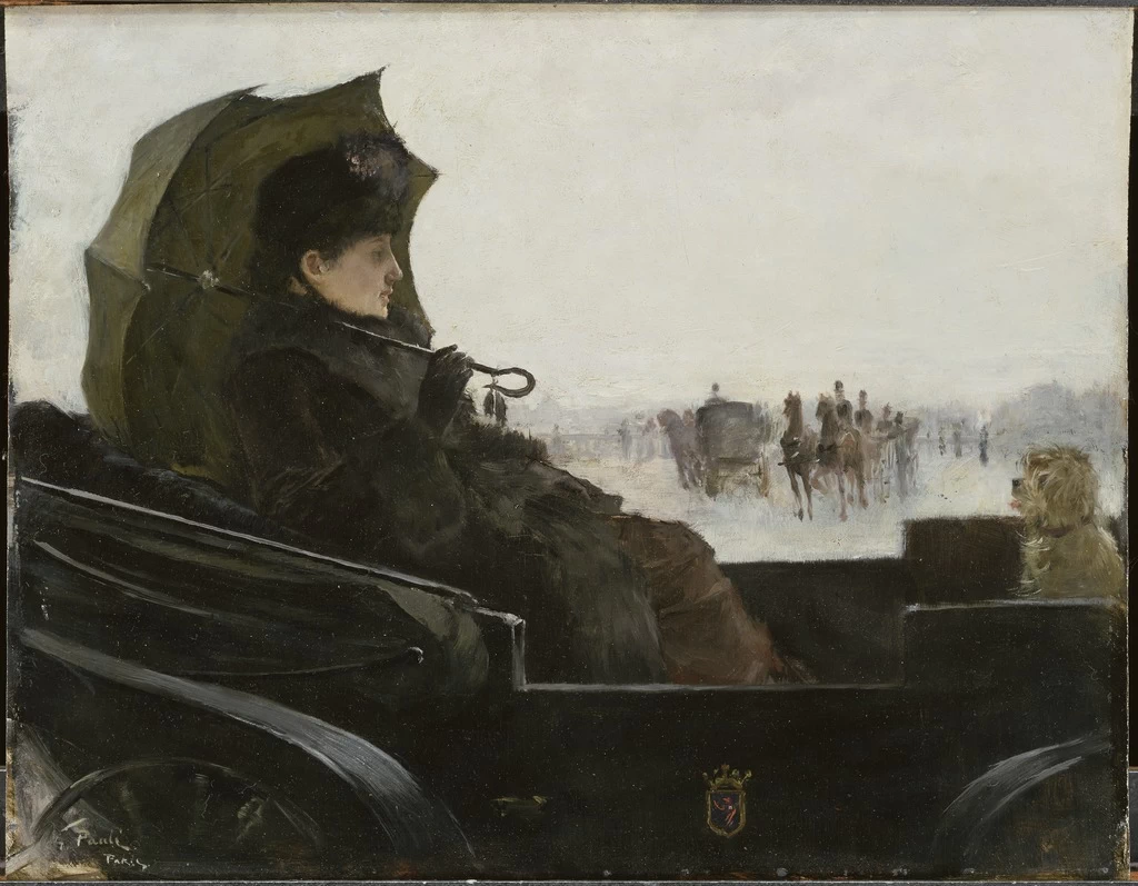 Signora in un Landau. Motivo da Parigi - Nationalmuseum Stockholm
